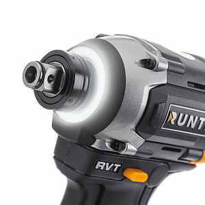 RUNTEC RT-ED232 Винтоверт-гайковерт ударный аккумуляторный RUNTEC PRO HEX 1/4", квадрат 1/2", 20В, 2*2Ач, 230Нм