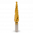 RUNTEC RT-DS4-12-9 Сверло ступенчатое RUNTEC 4-12 мм, 9 ступеней, HSS-TiN-4004