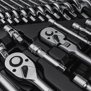 RUNTEC RT-HT142T Набор ручных инструментов RUNTEC TECHNIC 142 предмета 1/2", 3/8", 1/4"