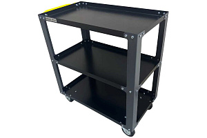 Инструментальная тележка GWT-G3 Great Wolf, 3 полки, колеса с тормозом, серая