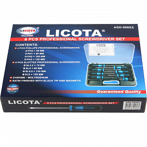 Licota ASD-900K2 Набор отверток профессиональных 8пр.