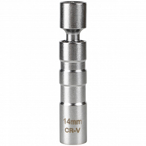 GARWIN PRO A14535-14 Головка, 3/8", 14 мм, торцевая, 12-гранная, глубокая, шарнирная, свечная
