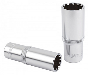 Licota P2014L Головка, 1/4", 14 мм, торцевая, spline, глубокая