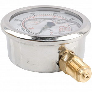 GARWIN PRO A85650-60 Манометр гидравлический 0-60 атм 63 мм G1/4 глицериновый для наборов серии A85