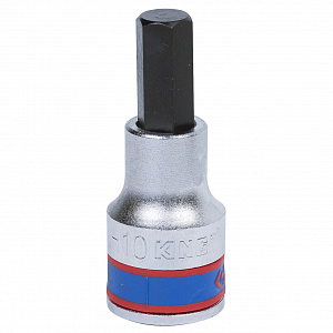 Насадка (бита) торцевая 1/2", Hex, 10 мм, L = 60 мм KING TONY 402510