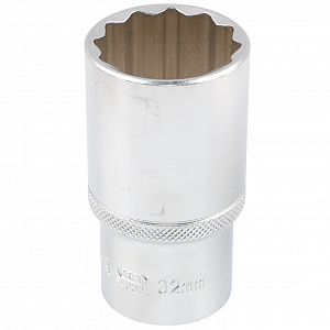 Licota F4032L Головка, 1/2", 32 мм, торцевая, 12-гранная, глубокая