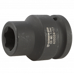 GARWIN PRO 620324-17 Головка, 3/4", 17 мм, торцевая, 6-гранная, ударная