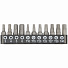 Licota ALK-8009-BIT2-CK Набор бит 1/4" 25 мм на держателе TORX c отв., HEX-4004