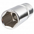 Licota N4018L Головка, 1/2", 18 мм, торцевая, 6-гранная, глубокая-4004