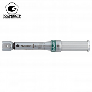 GARWIN INDUSTRIAL 502210-2-10S Динамометрический ключ 2-10 Нм, двухстороннего действия с разьемом под сменные насадки 9х12
