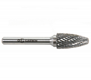 GARWIN INDUSTRIAL 900625-13*25*70 Борфреза параболическая с закругленным концом 13x25x70 мм, VHM, DC, форма F (серия 900625)