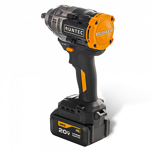 RUNTEC RT-IW1100 Гайковерт ударный аккумуляторный RUNTEC PRO 1/2", 20В, 2*4Ач, 1100Нм