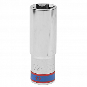 Головка торцевая TORX Е-стандарт 1/2", E24, L = 77 мм KING TONY 427524M