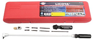Licota ATV-1009 Отвёртка угловая экстрадлинная для регулировки карбюраторов мотоциклов, в наборе