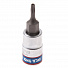 Насадка (бита) торцевая 1/4", Torx, T8, L = 37 мм, с отверстием KING TONY 203708-4004