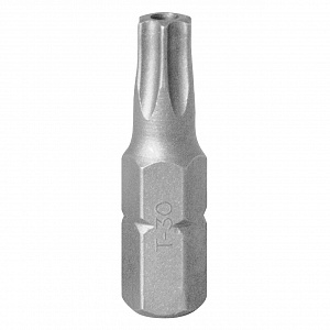 Вставка (бита) торцевая 1/4", Torx, T30, 25, с отверстием KING TONY 102530U