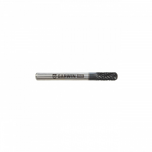 GARWIN INDUSTRIAL 900557-6*16*60 Борфреза цилиндрическая с закругленным концом 6*16*60 мм, VHM, DC, TiAlN, форма C (серия 900557)