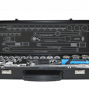 Licota ALT-5002W Набор торцевых головок 1/2" 12-ти гранных 24 пр., 10-32 мм