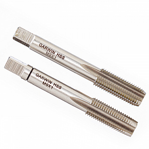 GARWIN INDUSTRIAL GM-TF090100 Метчики ручные Mf9x1.0, DIN 2181, HSS, 6H, комплект из 2 штук