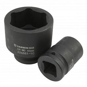 GARWIN PRO 626551-10 Набор ударных головок 3/4", 56 мм, 10 пр., 24-46 мм