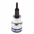 Насадка (бита) торцевая 3/8", Torx, T10, L = 50 мм, с отверстием KING TONY 302710-4004