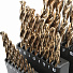 GARWIN INDUSTRIAL GM-BS25C Набор сверл 1.0-13.0 х 0,5 мм 25пр. HSS-CO Spiralbohrer (Metall)-4004