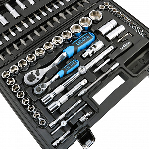 Licota ALK-8010F Набор инструмента 1/2" и 1/4" 94 предмета