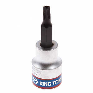 Насадка (бита) торцевая 3/8", Torx, T25, L = 50 мм, с отверстием KING TONY 302725