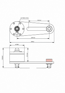 Licota AQMT-PN48270 Усилитель крутящего момента, мультипликатор 1/12, 1/2" х 1" 2700 Нм