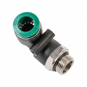 GARWIN PRO 808520-Г-12-38-1 Уголок M3/8" цанга 12 мм, с уплотнением, пластм. корпус