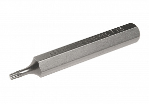 Бита TORX Т15х75мм 10мм удлиненная S2 JTC