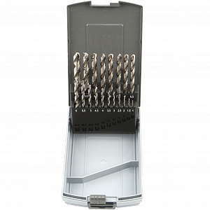 GARWIN INDUSTRIAL GM-BS19 Набор сверл 1.0-10.0 х 0,5 мм 19пр. HSS-G Spiralbohrer (Metall)