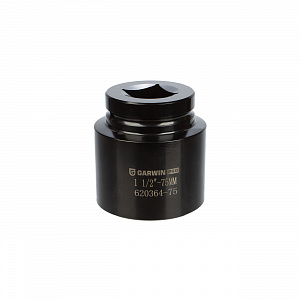 GARWIN PRO 620364-75 Головка, 1-1/2", 75 мм, торцевая, 6-гранная, ударная