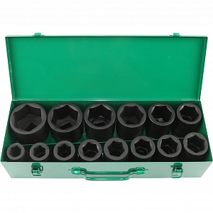 GARWIN PRO 626557-1 Набор ударных головок глубоких 1" 14 пр. 22-60 мм