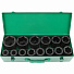 GARWIN PRO 626557-1 Набор ударных головок глубоких 1" 14 пр. 22-60 мм-4004