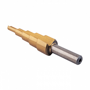 GARWIN INDUSTRIAL 102550-4-12-5 Сверло ступенчатое 4,0-12,0 мм, 5 ступеней, HSS, TiN