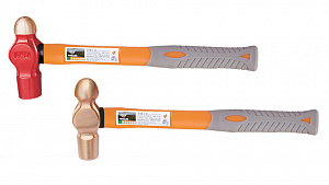 GARWIN INDUSTRIAL GSS-WG0230 Молоток с закругленным бойком искробезопасный 230гр., фиберглассовая ручка