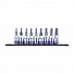 Набор торцевых насадок 1/4", Torx, Т8-Т40 мм, L = 37 мм, 9 предметов KING TONY 2109PR-4004