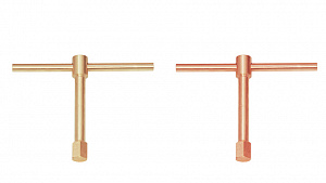 GARWIN INDUSTRIAL GSS-VL14 Ключ T-образный шестигранный с бегунком искробезопасный 14 мм