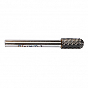 GARWIN INDUSTRIAL 900559-3*14*50 Борфреза цилиндрическая с закругленным концом 3*14*50 мм, VHM, SC, форма C (серия 900559)