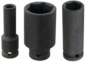 Licota A4015L Головка, 1/2", 15 мм, торцевая, 6-гранная, ударная, глубокая