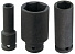 Licota A4015L Головка, 1/2", 15 мм, торцевая, 6-гранная, ударная, глубокая-4004