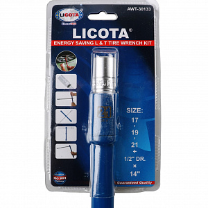 Licota AWT-30133 Ключ баллонный, Х-образный, крестообразный, 17 мм х 19 мм х 21 мм х 1/2"