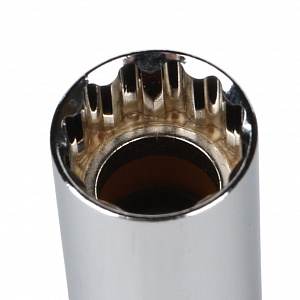 GARWIN PRO A14510-14 Головка, 3/8", 14 мм, торцевая, 12-гранная, глубокая, тонкостенная, свечная