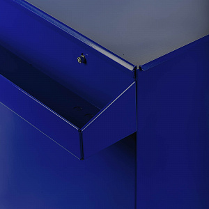 Licota AWX-2602GB-N-R Тележка инструментальная с карманом, 5 полок, сине-серая