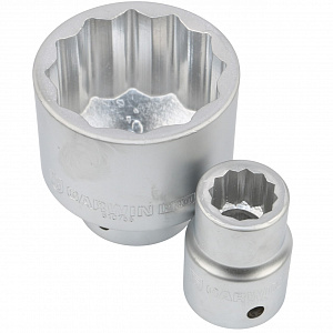 GARWIN PRO 643620 Набор торцевых головок 3/4" дюйм. и метр. 27 пр. (3/4"-2", 19-50 мм)