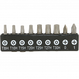 GARWIN PRO 632504 Набор бит 1/4" 25 мм на держателе TORX с отв., PH