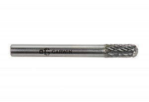 GARWIN INDUSTRIAL 900555-6*16*60 Борфреза цилиндрическая с закругленным концом 6x16x60 мм, VHM, DC, форма C (серия 900555)