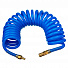 GARWIN PRO 808750-1216-07 Шланг полиуретан (PU) 12*16, витой, 7,5 м, синий, БРС в комплекте-4004