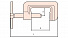 GARWIN INDUSTRIAL GSX-N08 Струбцина искробезопасная 0-150 мм, 340 мм-4004